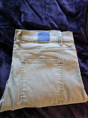 Mugsy Olive Green 4-Way Stretch Jeans Men's 36x34 Tagged 36x36